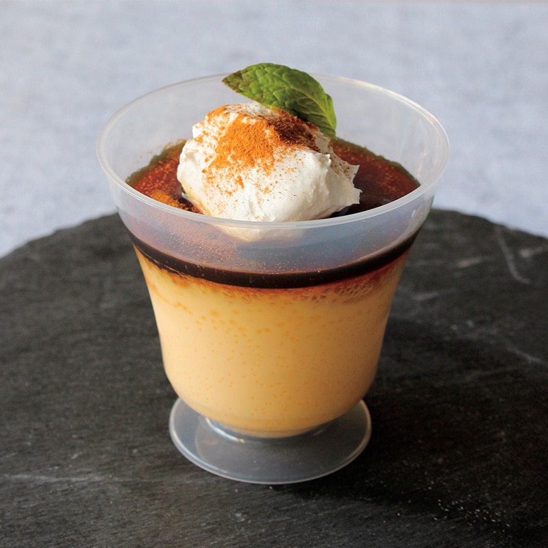 デザートカップ IK80φ190ブルーム PP （20個/800個入） | プリンカップ