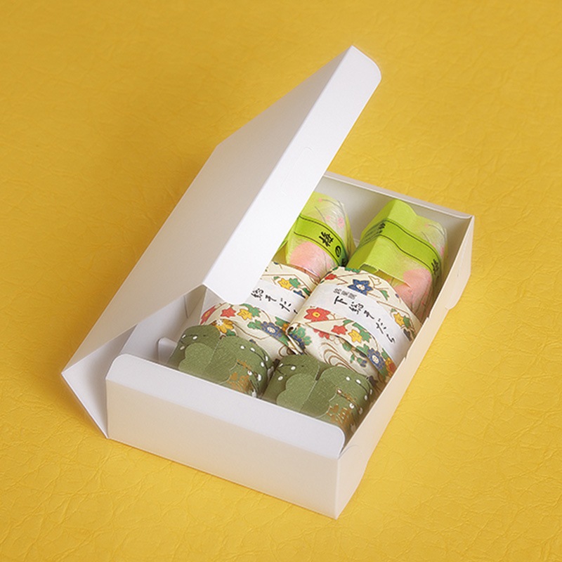 和菓子サービス箱 和B（白）8（100枚入） | 和菓子箱 | 伊藤景マーケット