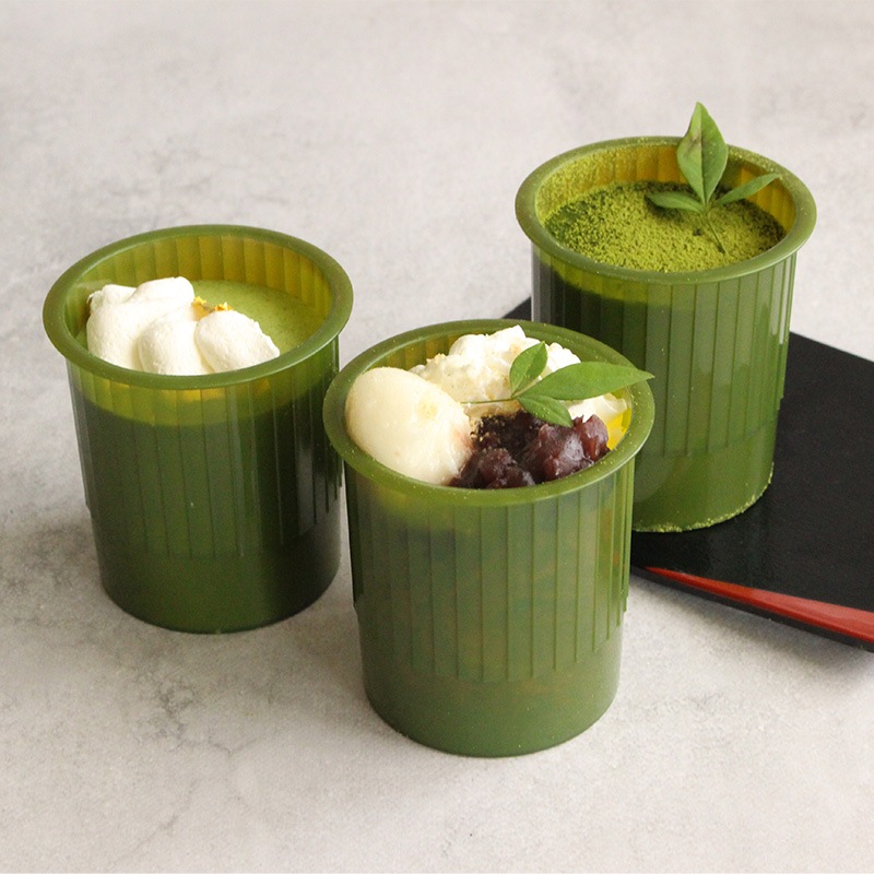 竹風カップ IK66-170 コッホ PP 緑竹 (10個/500個入) | 和風カップ