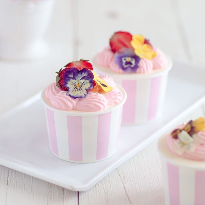 PI-120T IK ストライプピンク（50個入） | カップケース | 伊藤景