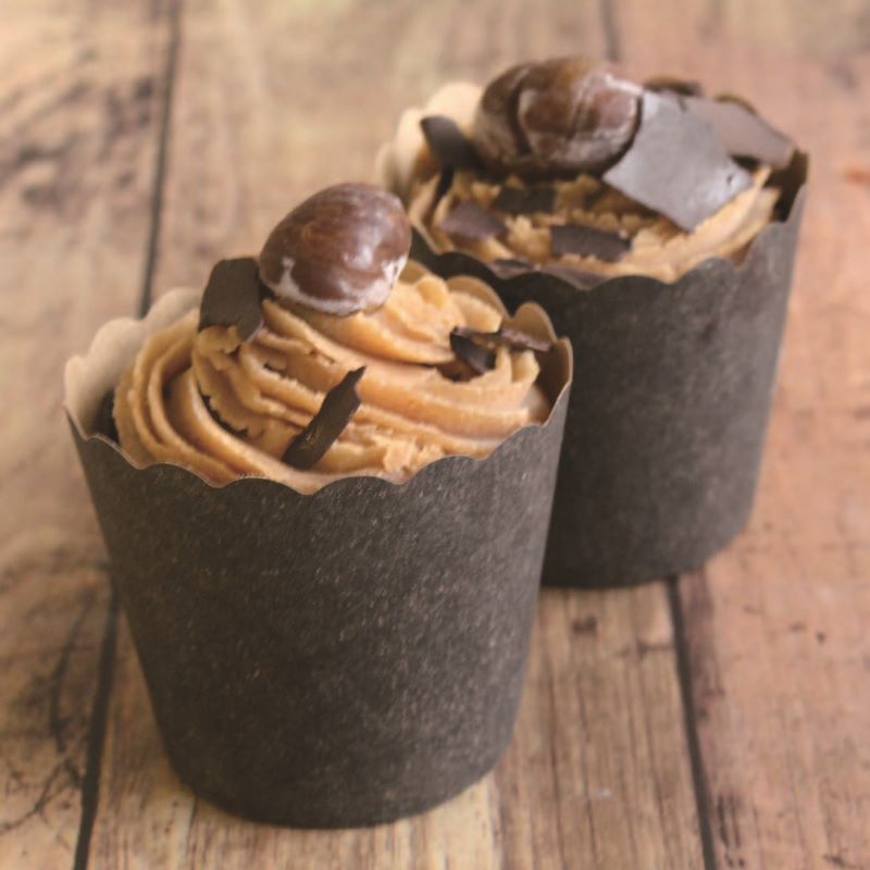 マフィンカップ NP-6F (65H) アイアンBK（100枚入） | マフィンカップ