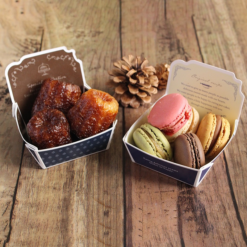 背付ケーキトレー　メゾンパピエ 60角×30Ｈ(70H)レシピ（20枚/100枚入）