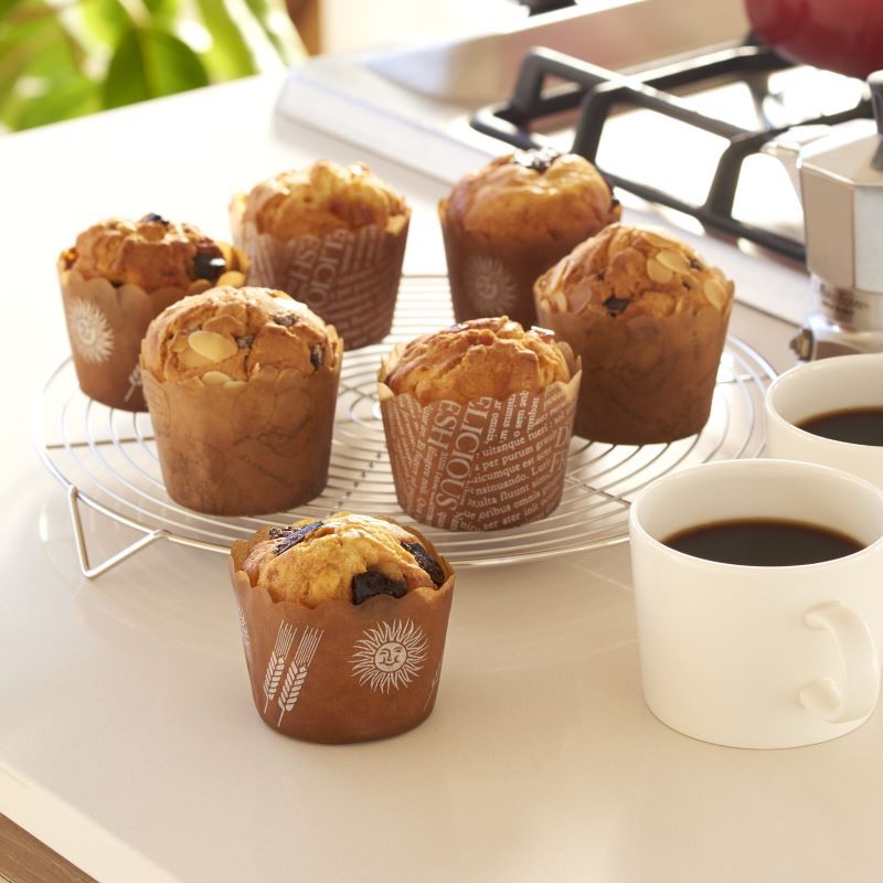 マフィンカップ NP-6F (50H) 太陽と麦 (100枚/2500枚入) | マフィン