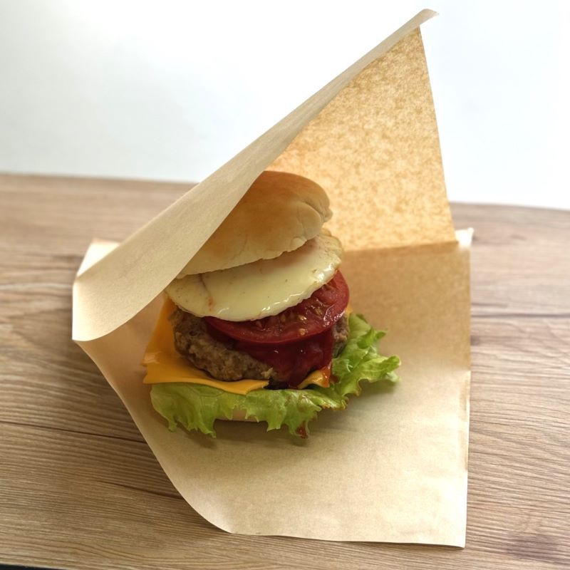 クラフトバーガー袋 200角 (100枚入) | ベーカリー | 伊藤景マーケット