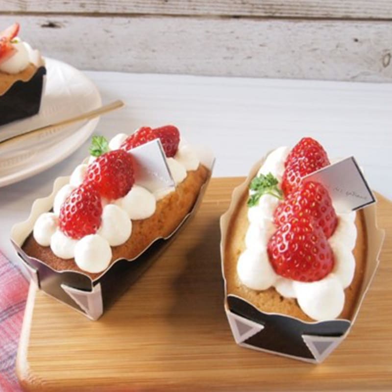 ミニパウンド 80 黒ベタ（200枚入） | 焼成用紙トレー | 伊藤景マーケット