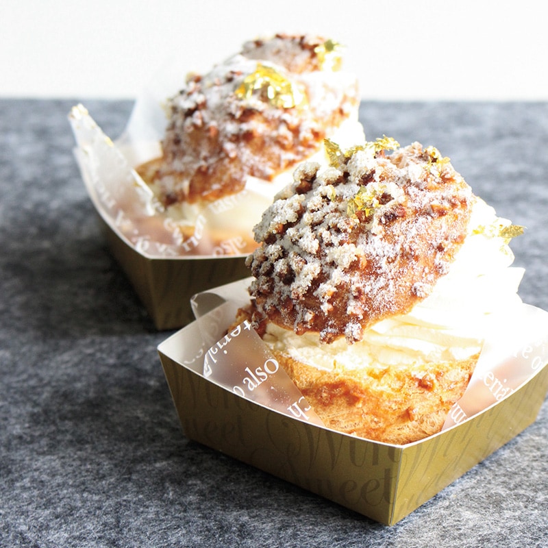 紙製ケーキトレー TT-70 ゴールド （100枚入） | ペーパートレー