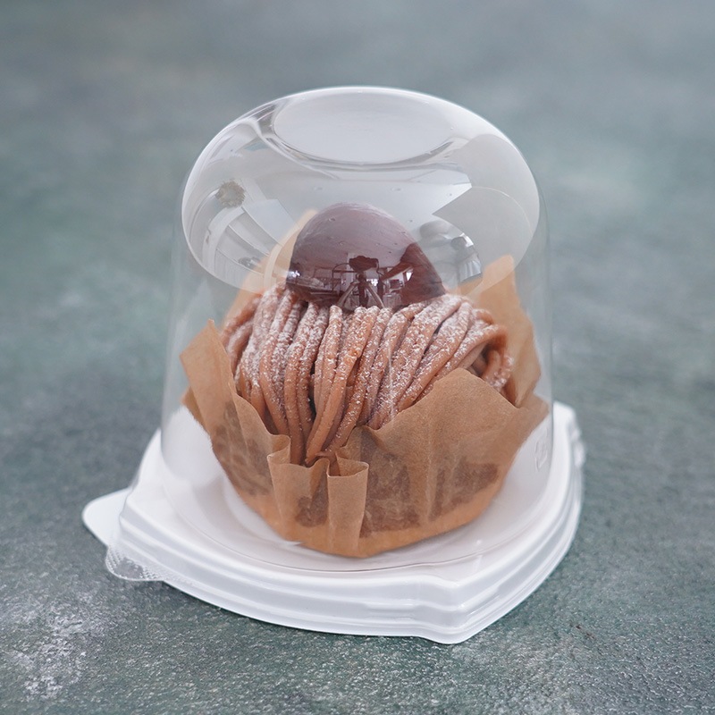 ケーキトレー IK92-SL白 本体・86.5Hドーム高蓋セット（50枚/1500枚入