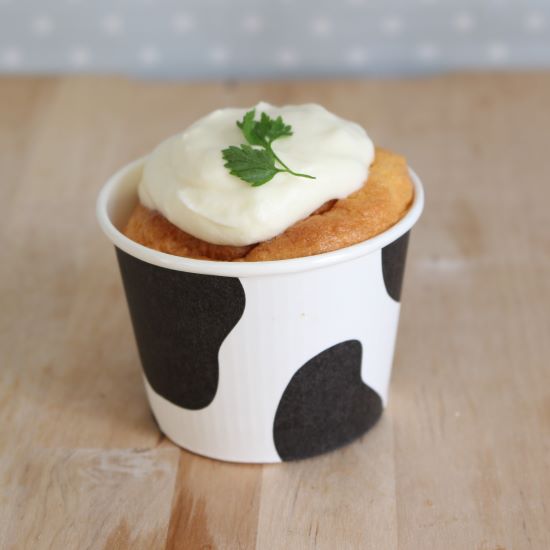 ベーキングカップ ND-55FCL (53H) 片面PET 牛柄 （100枚/2,000枚入