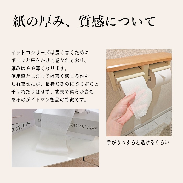 【まとめ割対象】 イットコ 芯なし スリム幅(107mm) 250m 6ロール 6パック シングル 10250010 5倍巻き 長持ち まとめ買い 日本製 [KS]