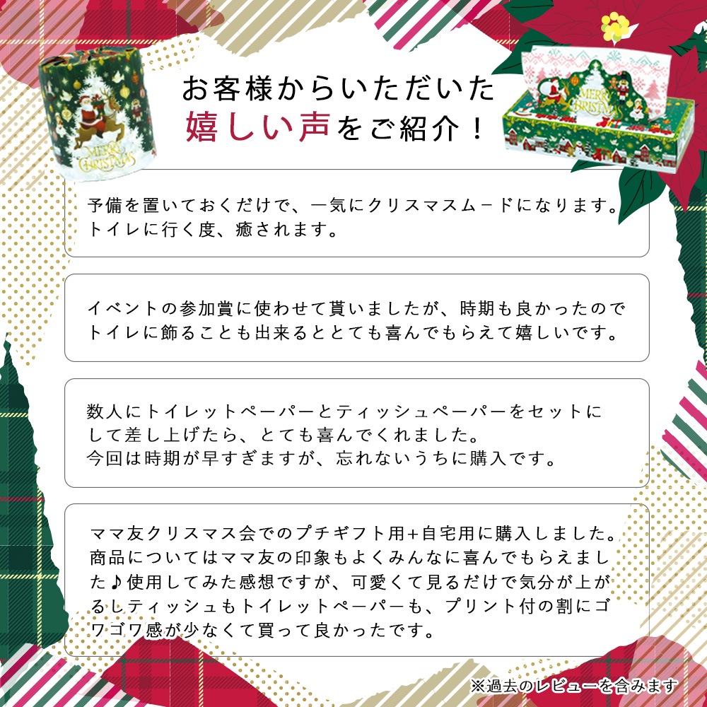 【会員様限定価格 9/14 09:59迄】2026年 クリスマス ティッシュペーパー 240枚(120組) 60個 販促品 20120160 [ギフト]