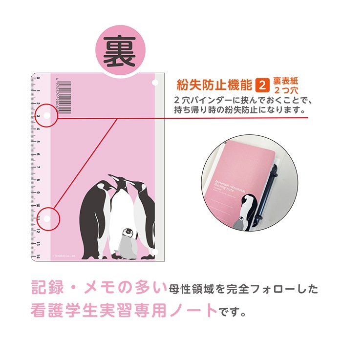 母性看護学生 実習用 ノート 10冊入 80001016 バイタルサイン