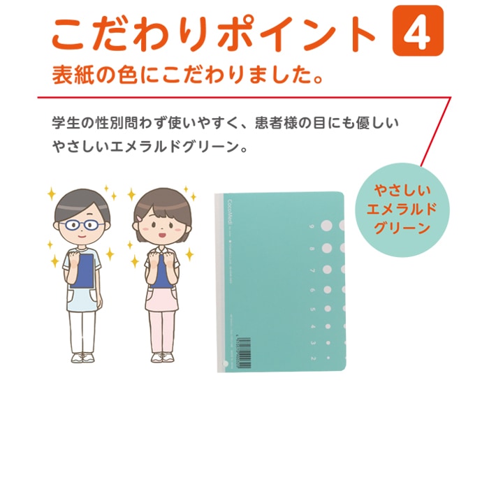 看護学生 実習用 ノート 5冊入 看護 記録 80001009バイタルサインチェック表 Cocomedi ココメディ _代引・後払い不可 IST 大阪