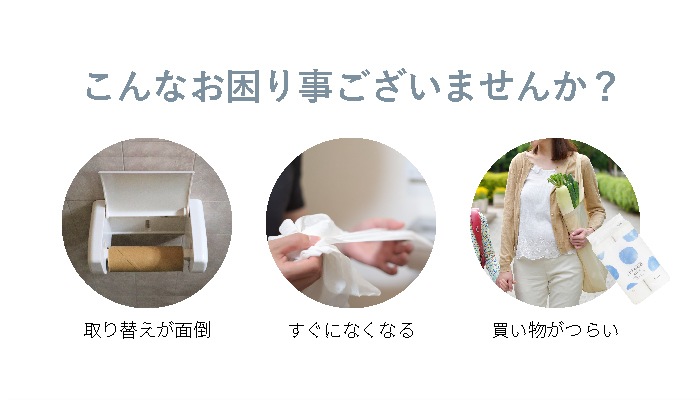 トイレットペーパー ダブル 100m 36ロール イッポ 芯なし スリム幅(107mm) 無包装 ミシン目あり 無香料 10200006[KS]