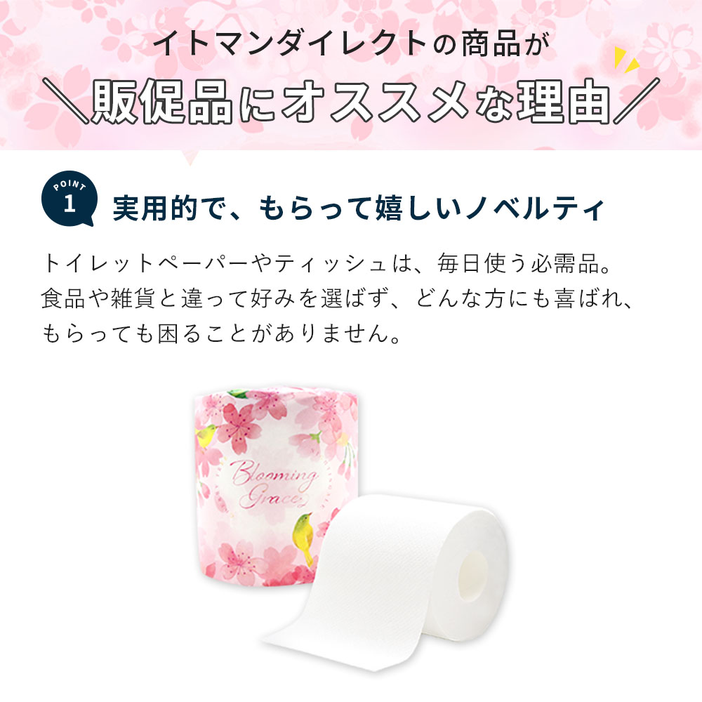 トイレットペーパー ダブル 27.5m 100ロール スプリングトイレット 春 桜 無香料 10055352 [ギフト]