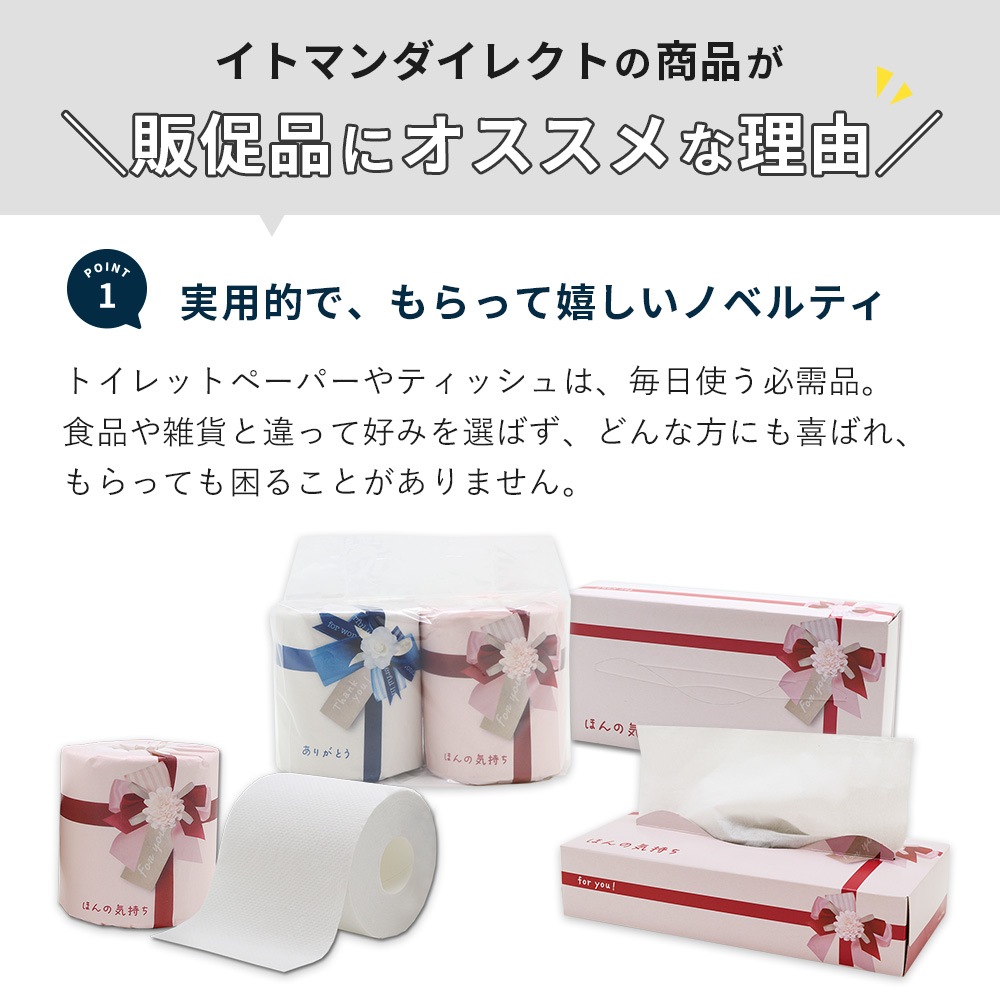 トイレットペーパー ダブル ほんの気持ち 60ロール 27.5m 赤リボン 10055309 [ギフト][熨斗対応]