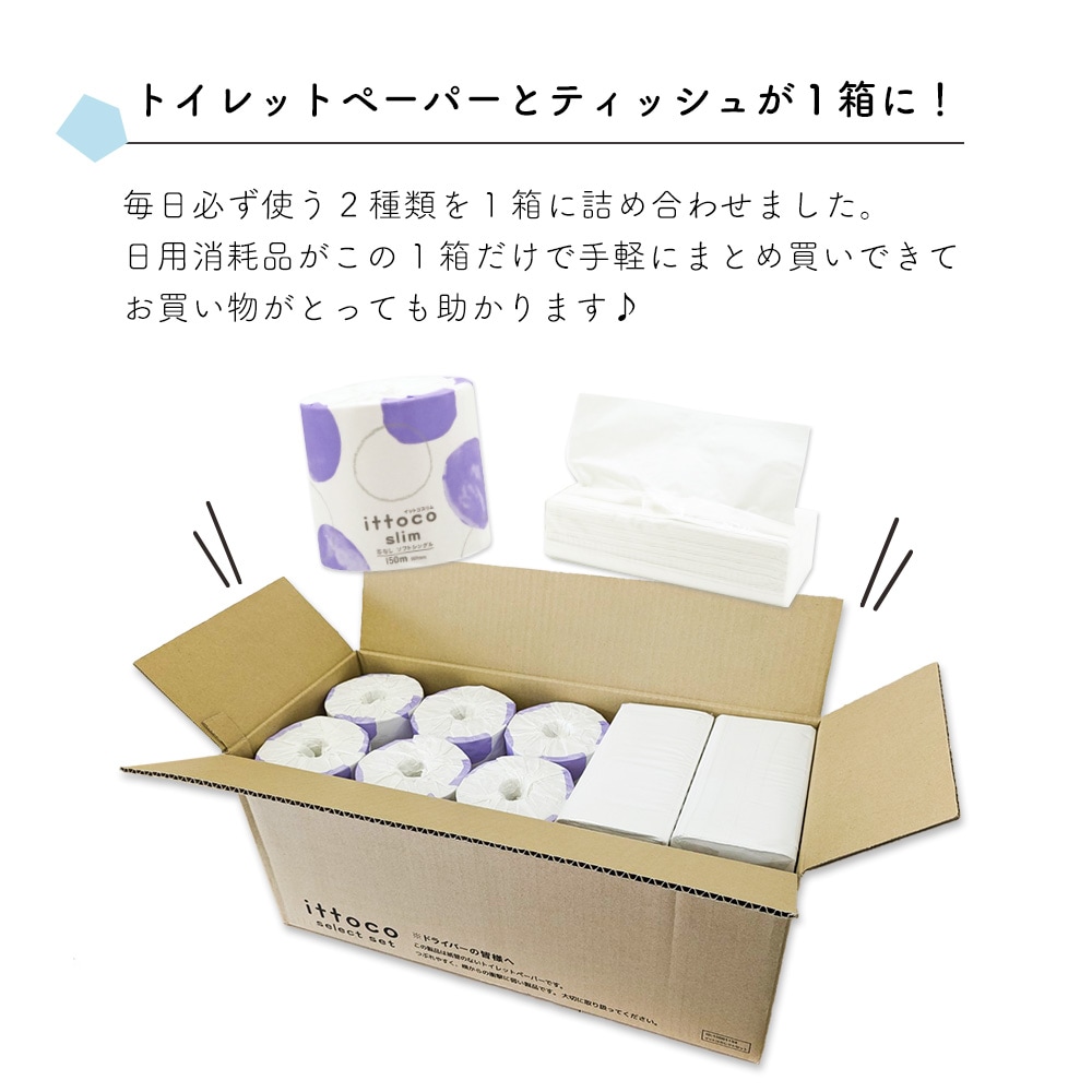 業務用 トイレットペーパー ティッシュ 人気商品詰め合わせ