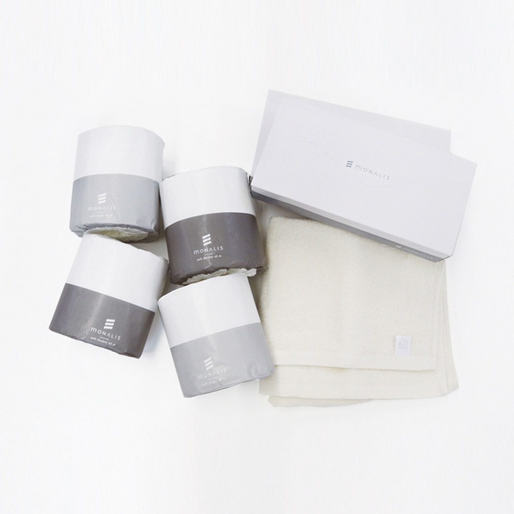 サステナブル セット トイレットペーパーと泉州タオルのギフトセット 10001153 [ギフト] [熨斗対応]