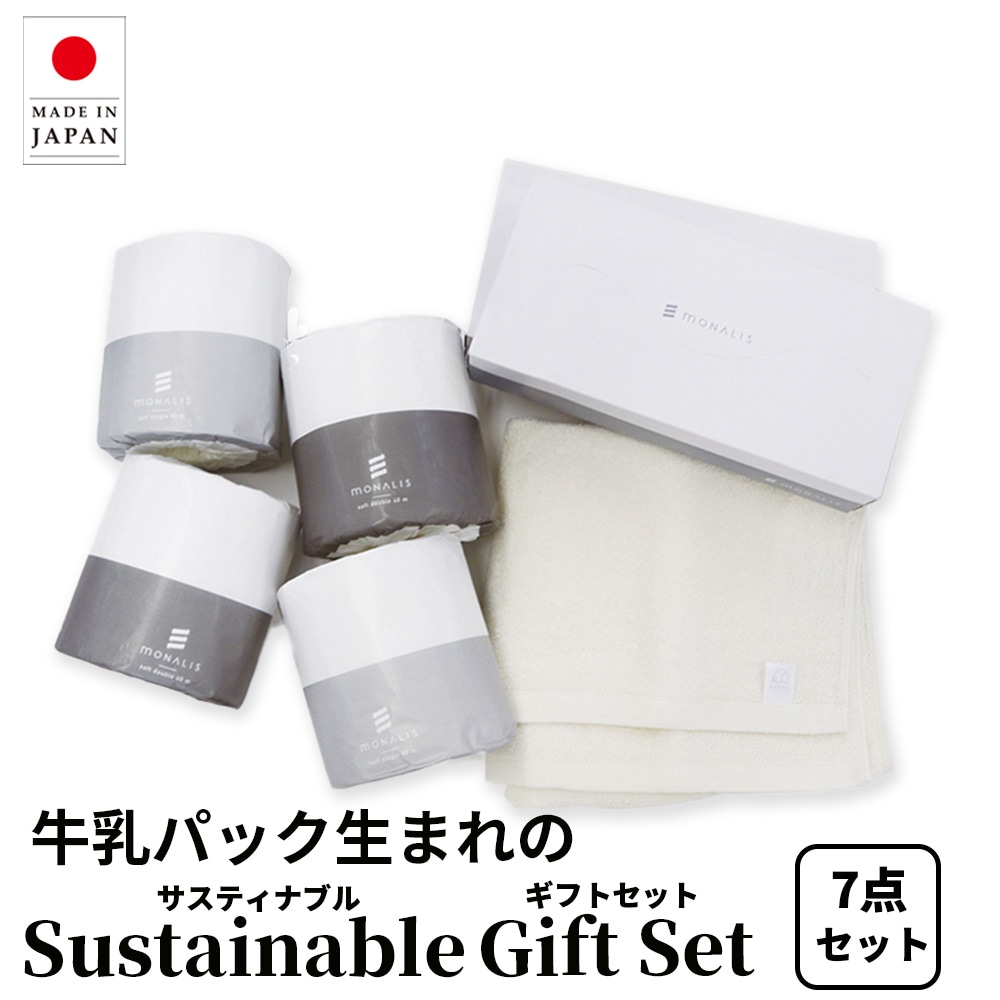 サステナブル セット トイレットペーパーと泉州タオルのギフトセット 10001153 [ギフト] [熨斗対応]