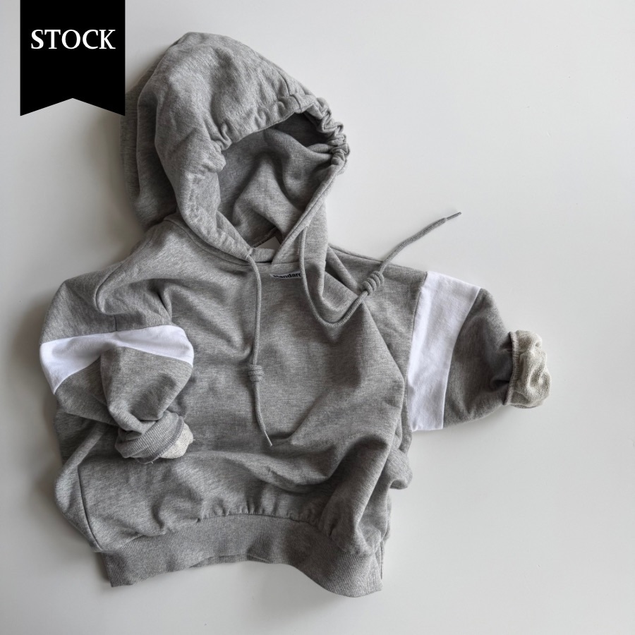 【SALE】配色フーディパーカー