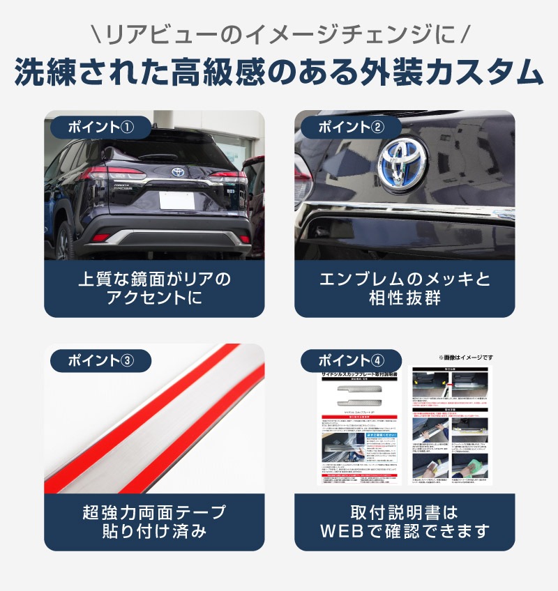 �����������饯���� �Хå��ɥ������˥å��� 3P ���̻ž夲 2025ǯ�ޥ��ʡ������󥸸��б� �åȥ西 TOYOTA COROLLA CROSS 6AA-ZVG11 3BA-ZSG10 6AA-ZVG15 �������� ���� �ꥢ ���� �ѡ��� �ɥ쥹���å� ���������꡼ �ҳ��� ���ץ���� ������