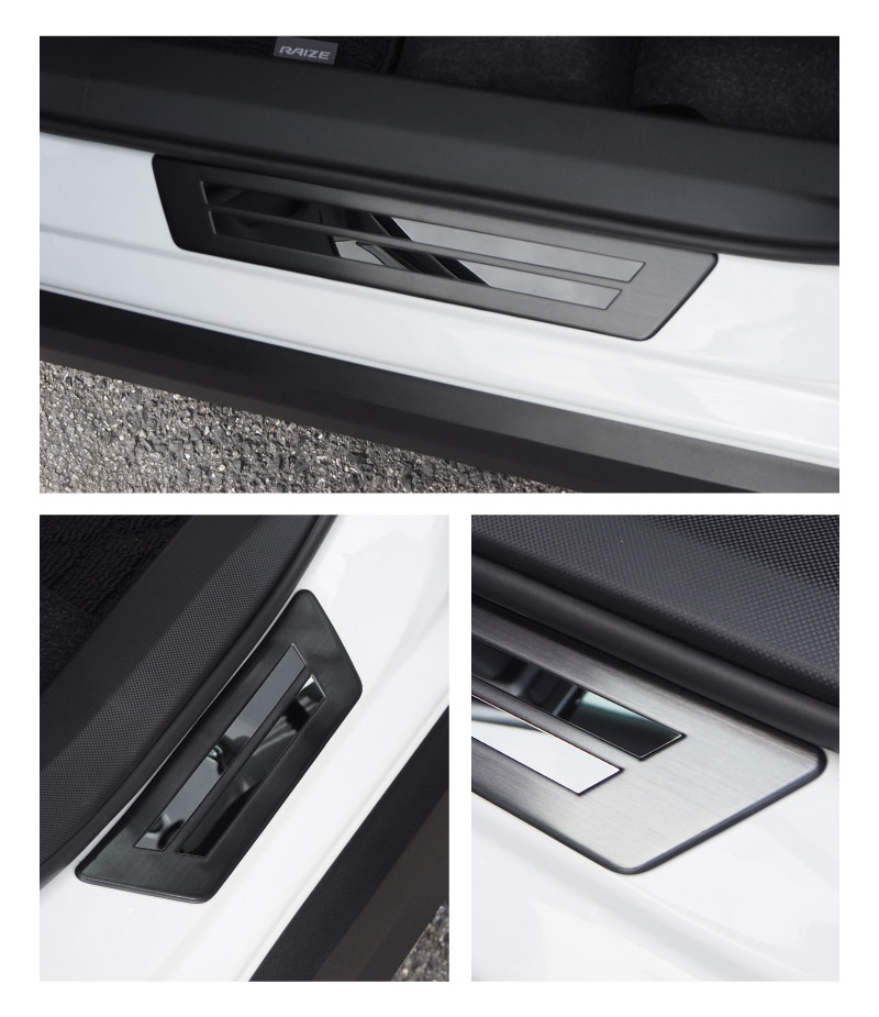 �饤�� ���å��� ��å��� �����ɥ��ƥå� ��¦�����åեץ졼�� �ե���ȡ��ꥢ���å� 4P ���٤�2���顼 �֥�å�/����С��åȥ西 TOYOTA RAIZE TOYOTA �����ϥ� �����ϥ� ROCKY DAIHATSU �����ݸ���դ� ����