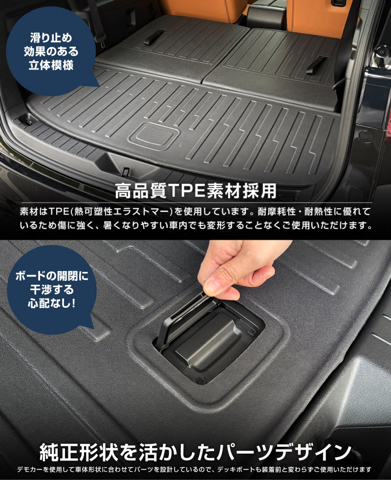 【セット割】CX-80 KL系 ラゲッジマット ＆ 3列目背面マット ラバータイプ 4P ブラック 2026年MC後 対応 ｜マツダ MAZDA 新型 CX80 専用 内装 カスタム パーツ ドレスアップ アクセサリー オプション 内装 カー用品 社外 トランク ラゲージ 荷室 フロアマット 防水 保護 傷防止 キズ隠し【予約販売/5月20日頃入荷予定】