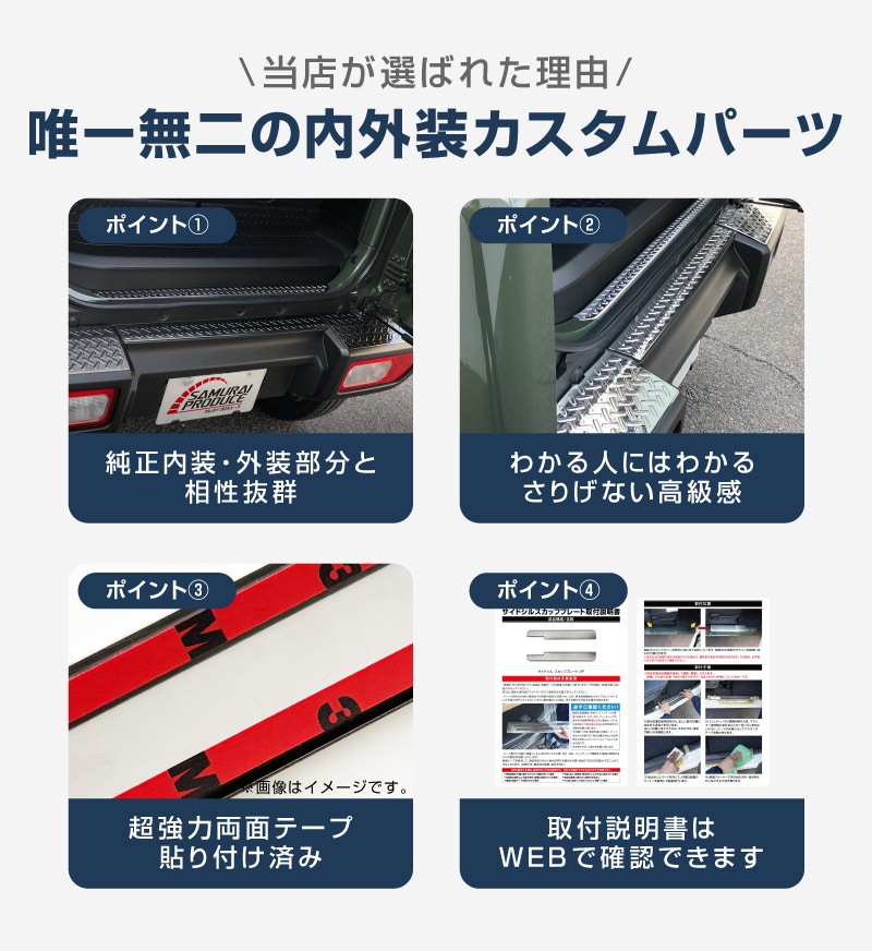 【セット割】新型ジムニーシエラ JB74W リアバンパープレート ＆ テールエンドカバー ガーニッシュ 縞鋼板柄 4P 選べる2カラー シルバーヘアライン ブラックヘアライン 保護パーツ2点セット｜スズキ SUZUKI JIMNY SIERRA JB74 1型 2型 3型 4型 5型 専用 保護 パーツ カスタム 専用 パーツ ドレスアップ アクセサリー 社外品 エアロ オプション【予約販売/シルバー:5月20日頃入荷予定】