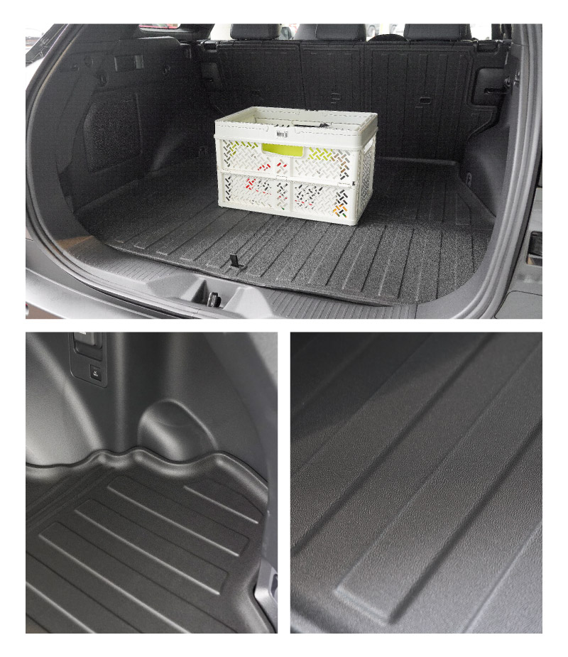 新型bZ4X Touring 10系専用 ラゲッジマット 3P ラバータイプ ブラック トヨタ bZ4X ツーリング スバル トレイルシーカー 共通｜TOYOTA bZ4X Touring SUBARU TRAILSEEKER 専用 防水 立体 3Dマット 社外 背面カバー フロアマット トランクマット ラゲージトレイ 内装 保護 アクセサリー オプション 社外【予約販売/10月30日頃入荷予定】