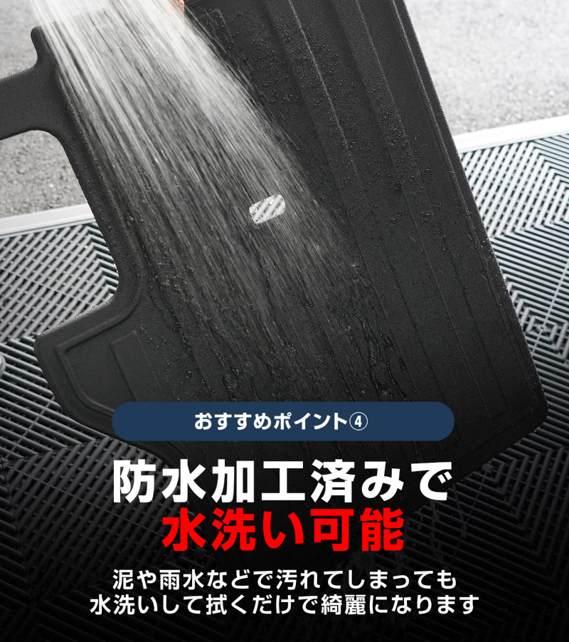 新型bZ4X Touring 10系専用 ラゲッジマット 3P ラバータイプ ブラック トヨタ bZ4X ツーリング スバル トレイルシーカー 共通｜TOYOTA bZ4X Touring SUBARU TRAILSEEKER 専用 防水 立体 3Dマット 社外 背面カバー フロアマット トランクマット ラゲージトレイ 内装 保護 アクセサリー オプション 社外【予約販売/10月30日頃入荷予定】
