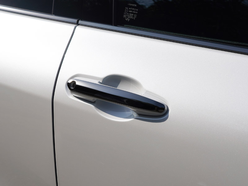 【アウトレット品】クラウンスポーツ/クラウンクロスオーバー/クラウンエステート・RAV4/RAV4 PHV 共通 アウタードアハンドルカバー 4P ブラック鏡面仕上げ｜TOYOTA トヨタ CROWN SPORT CROSSOVER RAV4 外装 サイド ドアノブ カスタム パーツ ドレスアップ オプション アクセサリー 社外品