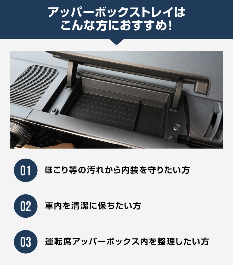 三菱 新型デリカミニ ekスペース ルークス 共通 運転席アッパーボックストレイ 1P ゴムタイプ ブラック 2025年フルモデルチェンジ後専用｜MITSUBISHI DELICA MINI ek SPACE NISSAN ROOX 専用 パーツ 防水 マット 滑り止め 便利グッズ アイテム 収納 内装 社外【メール便対象/代引き・配達日時指定不可】
