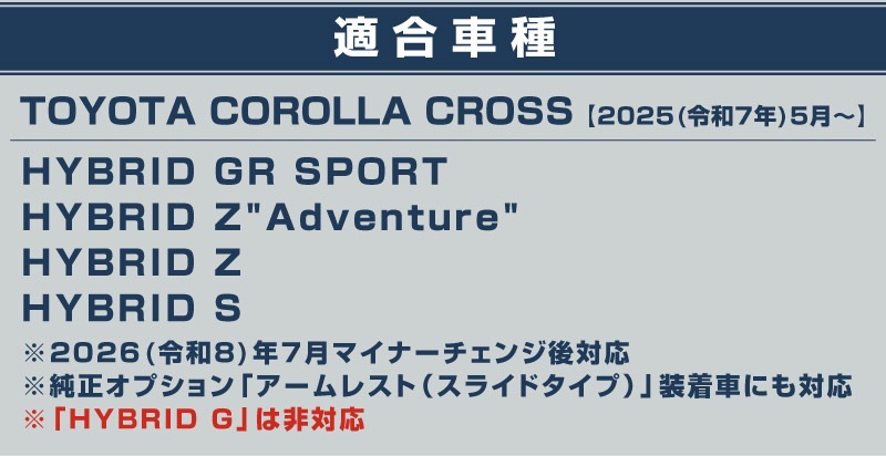 セット割】新型カローラクロス フロントカップホルダーパネル ＆ リア