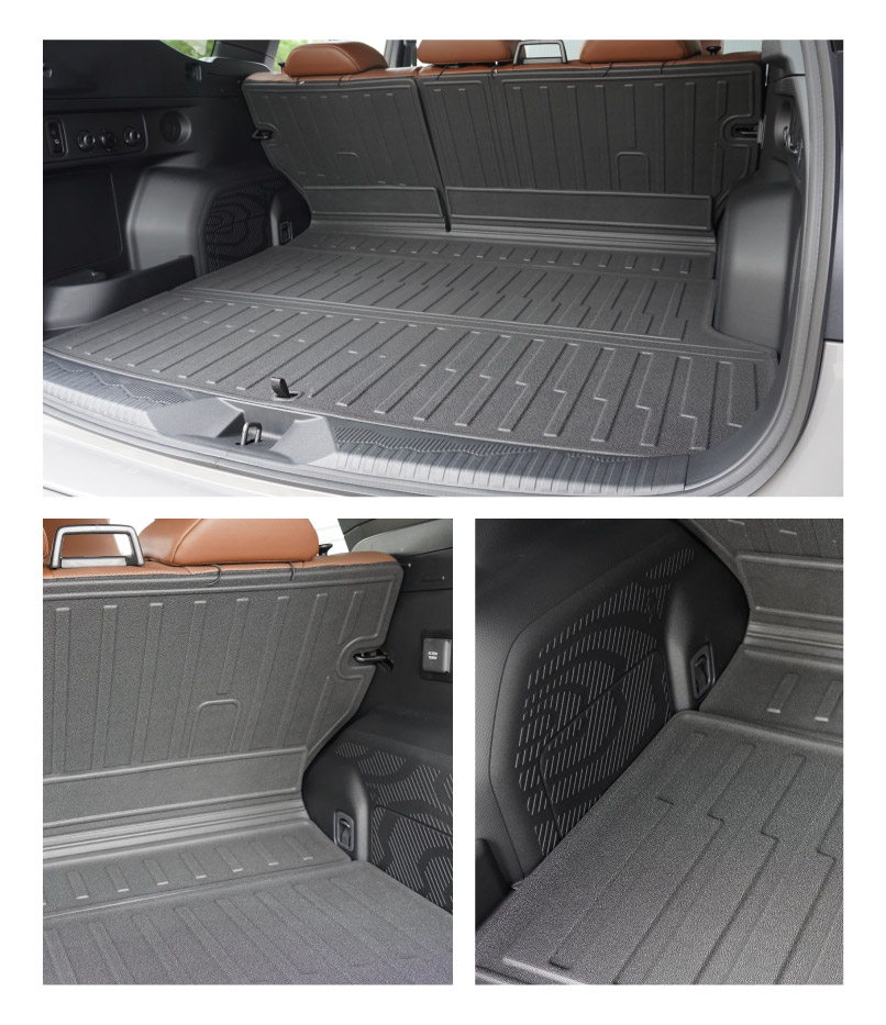 【セット割】新型フォレスター SL系 フロアマット＆ フルカバー ラゲッジマット カーゴトレイマット 7P ラバータイプ ブラック｜SUBARU スバル FORESTER 専用 保護 パーツ 防水 3D マット セット アクセサリー 内装 傷防止 社外 水洗い【予約販売/5月20日頃入荷予定】