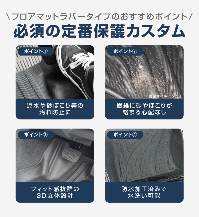 【セット割】新型フォレスター SL系 フロアマット＆ フルカバー ラゲッジマット カーゴトレイマット 7P ラバータイプ ブラック｜SUBARU スバル FORESTER 専用 保護 パーツ 防水 3D マット セット アクセサリー 内装 傷防止 社外 水洗い【予約販売/5月20日頃入荷予定】