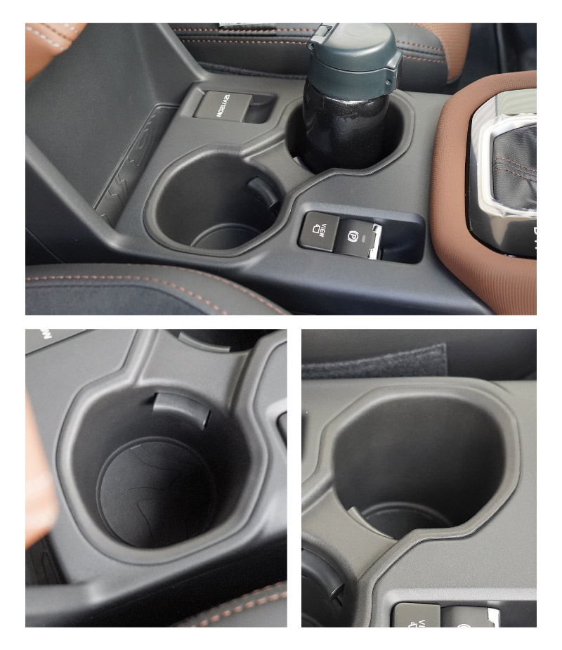 新型フォレスター SL系 センタードリンクホルダートレイ 1P ブラック｜SUBARU スバル FORESTER 専用 パーツ カップホルダー 防水 水洗い 取り付け簡単 アクセサリー 内装 コップ トレイ カバー 保護 社外 カー用品【予約販売/5月20日頃入荷予定】