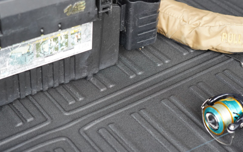 新型カローラクロス フルカバー ラゲッジマット カーゴトレイマット 5P ラバータイプ ブラック セカンドシート背面 2025年マイナーチェンジ後対応｜トヨタ TOYOTA COROLLA CROSS 6AA-ZVG11 3BA-ZSG10 6AA-ZVG15 専用 アクセサリー オプション 内装 社外 トランク ラゲージ 荷室 フロアマット 防水 保護