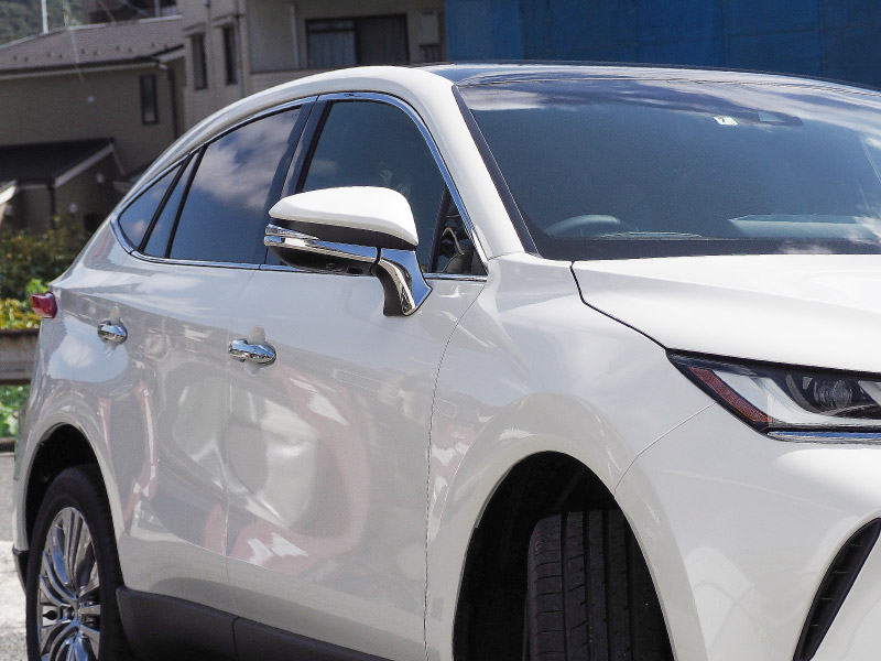 新型ハリアー 80系 ミラーガーニッシュ アンダーカバータイプ 4P 2026年MC後対応｜トヨタ TOYOTA HARRIER 80 サイドミラー TYPE Ⅱ カスタム 専用 パーツ ドレスアップ アクセサリー 社外品 オプション エアロ