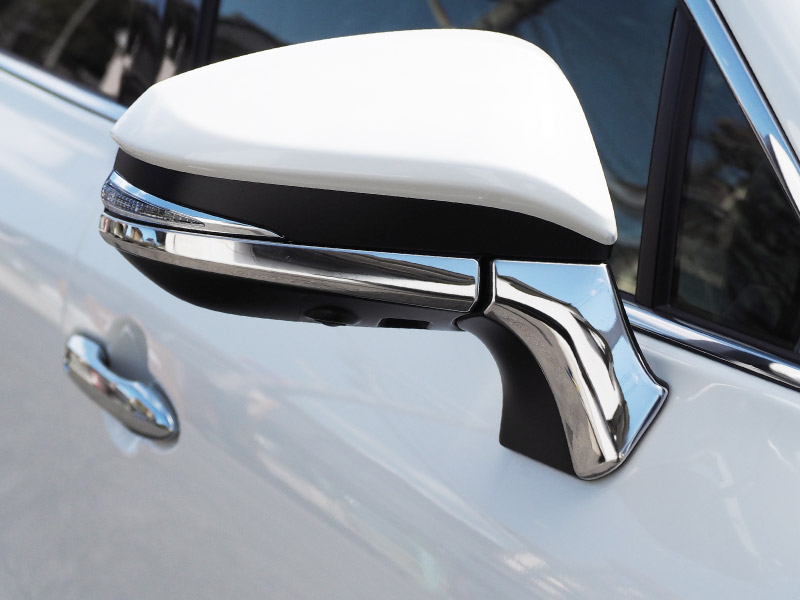 新型ハリアー 80系 ミラーガーニッシュ アンダーカバータイプ 4P 2026年MC後対応｜トヨタ TOYOTA HARRIER 80 サイドミラー TYPE Ⅱ カスタム 専用 パーツ ドレスアップ アクセサリー 社外品 オプション エアロ