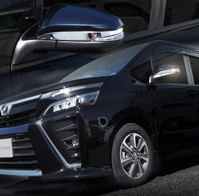 �Υ�/����������/������������ �����ɥߥ顼 �����˥å��� 2P ���٤�2�� ���̻ž夲 �֥�å���������åȥ西 TOYOTA NOAH/VOXY/ESQUIRE ����������80�� �Υ�80�� ������������ �������� ����