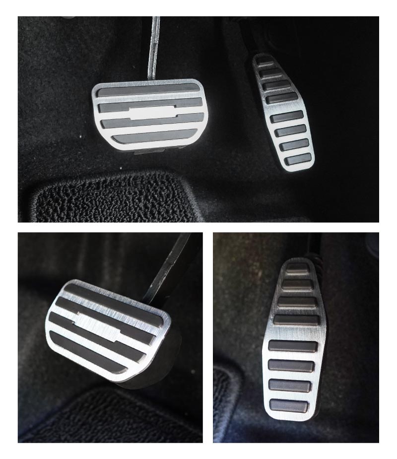 新型ジムニー JB64W 新型ジムニーシエラ JB74W ジムニーノマド JC74W アルミペダルカバー 2P 滑り止めゴム付き 選べる2カラー シルバーヘアライン ブラックヘアライン｜スズキ SUZUKI JIMNY JB64 JIMNY SIERRA JB74 1型 2型 3型 4型 5型 JIMNY NOMADE JC74 1型 専用 カスタム パーツ ドレスアップ アクセサリー 社外 アクセル ブレーキ