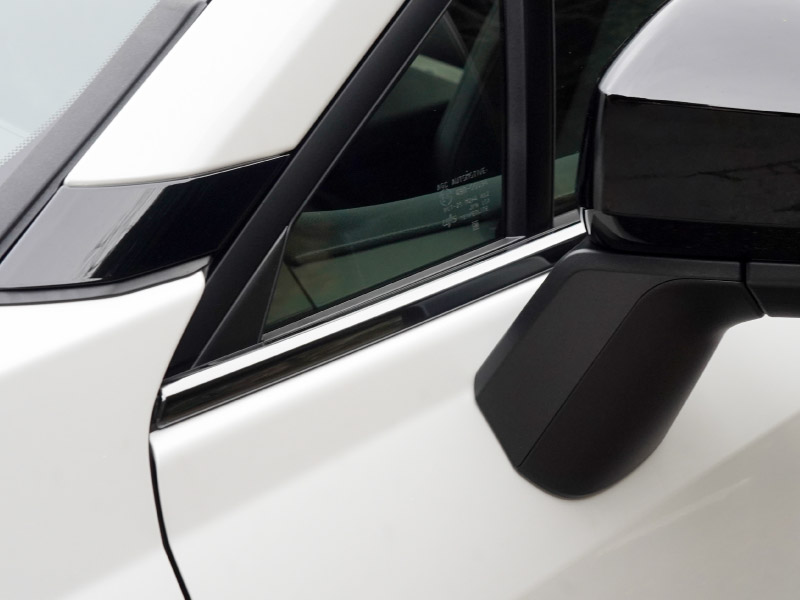 新型RAV4 60系 ウィンドウトリムガーニッシュ 6P ブラック鏡面仕上げ｜トヨタ TOYOTA ラブフォー AXAN64 専用 プラグインハイブリッド PHEV 対応 カスタム パーツ ドレスアップ アクセサリー オプション 窓枠 サイド ドア 外装 保護 社外 【予約販売/5月20日頃入荷予定】