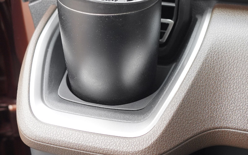 新型ムーヴ ステラ LA850S LA860S フロントドリンクホルダートレイ 2P ブラック 防水 ゴム素材｜ダイハツ DAIHATSU MOVE スバル SUBARU STELLA 専用 保護 収納 便利グッズ パーツ アクセサリー オプション インテリア 内装 ゴム お手入れ簡単 スマホ 小物 オープントレイ 社外