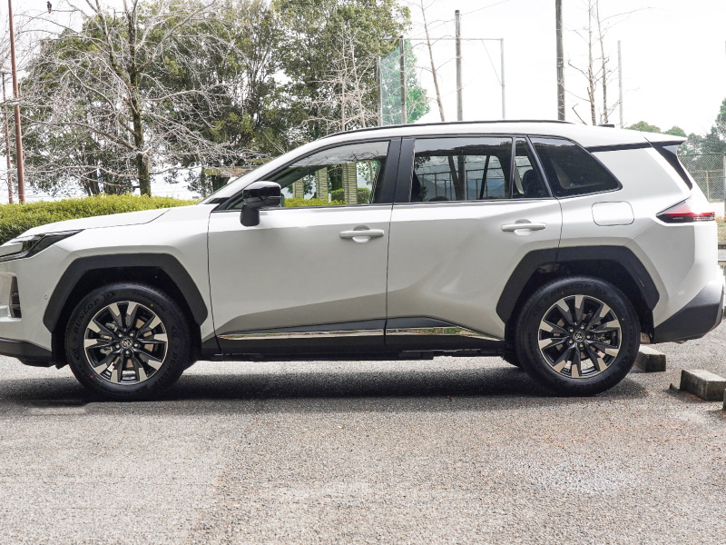 新型RAV4 60系 サイドガーニッシュ 4P 鏡面仕上げ｜トヨタ TOYOTA ラブフォー AXAN64 専用 プラグインハイブリッド PHEV 対応 カスタム パーツ アクセサリー サイドリップ サイドサイドスカート スポイラー 社外【予約販売/5月30日頃入荷予定】