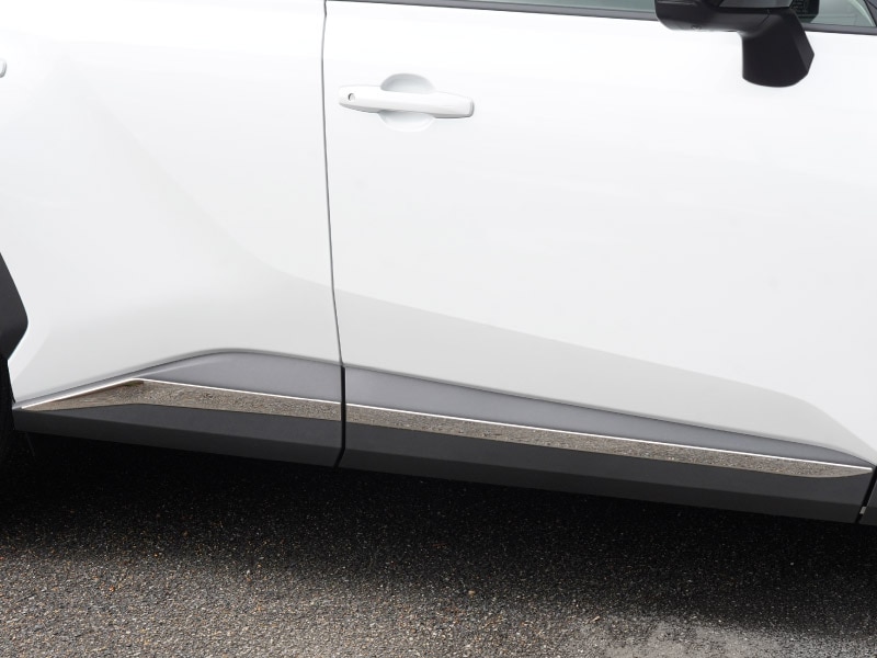 新型RAV4 60系 サイドガーニッシュ 4P 鏡面仕上げ｜トヨタ TOYOTA ラブフォー AXAN64 専用 プラグインハイブリッド PHEV 対応 カスタム パーツ アクセサリー サイドリップ サイドサイドスカート スポイラー 社外【予約販売/5月30日頃入荷予定】