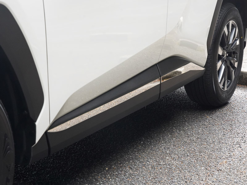新型RAV4 60系 サイドガーニッシュ 4P 鏡面仕上げ｜トヨタ TOYOTA ラブフォー AXAN64 専用 プラグインハイブリッド PHEV 対応 カスタム パーツ アクセサリー サイドリップ サイドサイドスカート スポイラー 社外【予約販売/5月30日頃入荷予定】