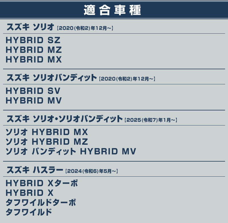 【アウトレット品】新型ソリオ ソリオバンディット ハスラー デリカD:2 デリカD:2カスタム パーソナルテーブルマット 2P ブラック｜スズキ SUZUKI SOLIO BANDIT MAD7S 5AA-MA37S 5BA-MA27S MA27S MA37S HUSTLER MR52S MR92S 三菱 MITSUBISHI DELICA D2 CUSTOM 専用 保護 パーツ 防水 ゴム素材 収納 オープントレイ トレイマット アクセサリー 社外 