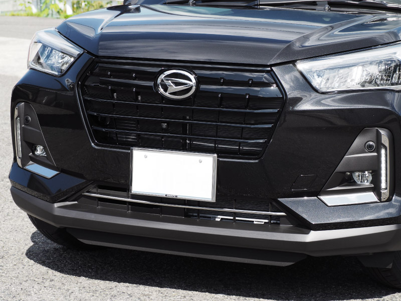 【セット割】ロッキー レックス フロントフォグ ＆ ロアグリル ガーニッシュ 鏡面仕上げ 外装 専用 パーツセット ｜ダイハツ DAIHATSU ROCKY スバル SUBARU REX フロント カスタム 専用 パーツ ドレスアップ アクセサリー 社外品 オプション エアロ