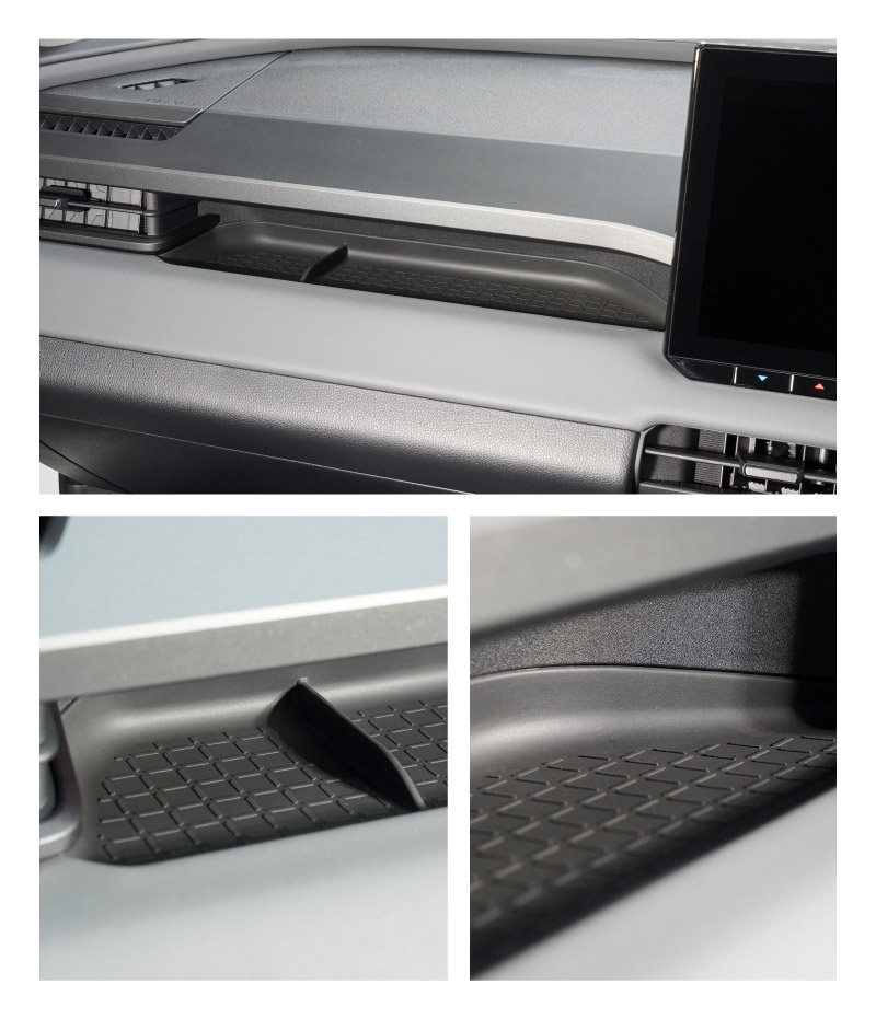 新型RAV4 60系 助手席トレイマット 1P ゴムタイプ ブラック ｜トヨタ TOYOTA ラブフォー AXAN64 専用 プラグインハイブリッド PHEV 対応 内装 カー用品 社外 カバー 防水 ラバータイプ トレイ 便利グッズ アクセサリー 保護 社外【予約販売/5月10日頃入荷予定】