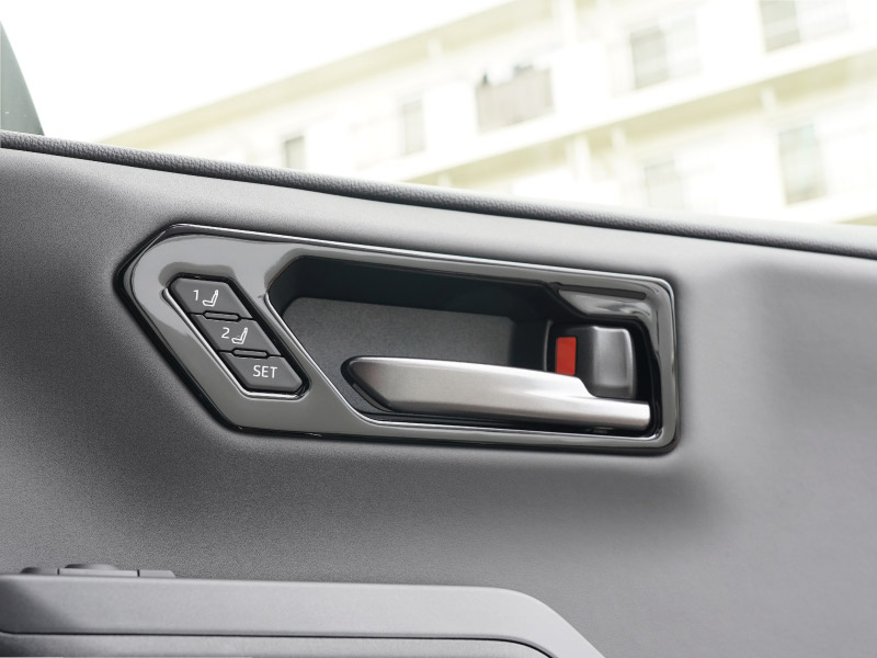 【アウトレット品】新型RAV4 60系 インナードアハンドルパネル 左右セット 5P ピアノブラック｜トヨタ TOYOTA ラブフォー AXAN64 専用 プラグインハイブリッド PHEV 対応 内装 インテリア パーツ アクセサリー ドアパネル ドレスアップ 内装 保護 カバー 社外