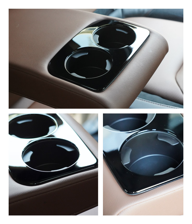 【アウトレット品】新型フォレスター SL系 SK系 セカンドシート ドリンクホルダーパネル 1P ピアノブラック｜SUBARU スバル FORESTER 専用 パーツ ドレスアップ アクセサリー オプション インテリア パネル 内装 カー用品 社外